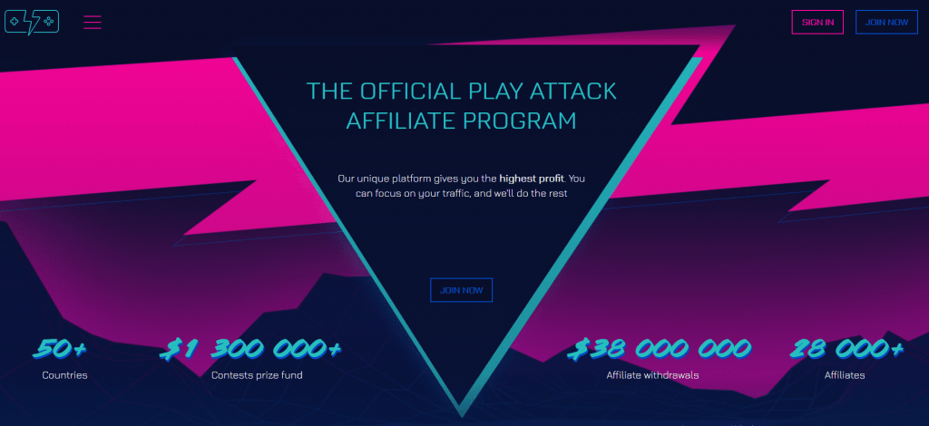Play Attack - одна из крупнейших партнёрских программ казино. 